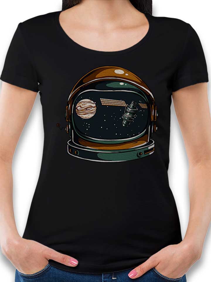 Astronaut 02 Damen T-Shirt schwarz L