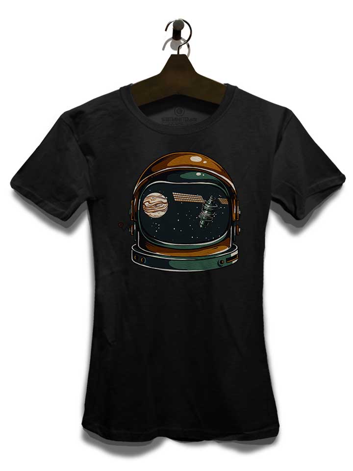 astronaut-02-damen-t-shirt schwarz 3