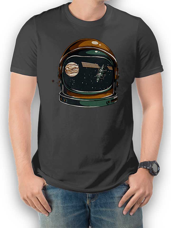 Astronaut 02 T-Shirt dunkelgrau L