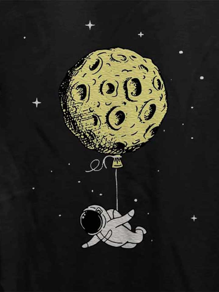 astronaut-baloon-damen-t-shirt schwarz 4