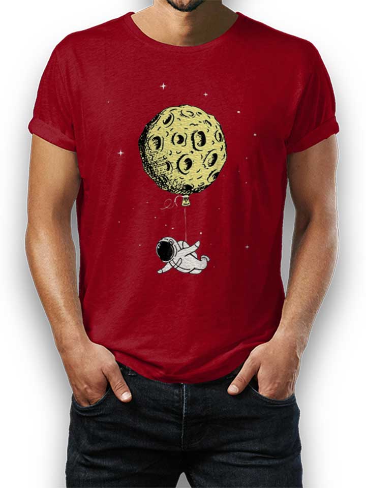 astronaut-baloon-t-shirt bordeaux 1