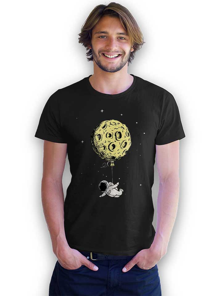 astronaut-baloon-t-shirt schwarz 2