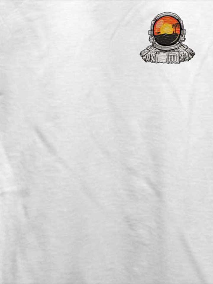 astronaut-beach-chest-print-t-shirt weiss 4