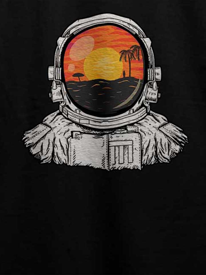 astronaut-beach-t-shirt schwarz 4