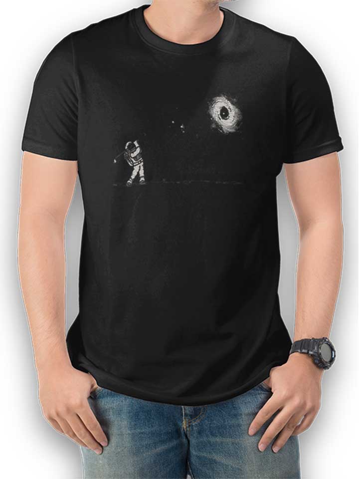 Astronaut Black Hole In One Camiseta negro L