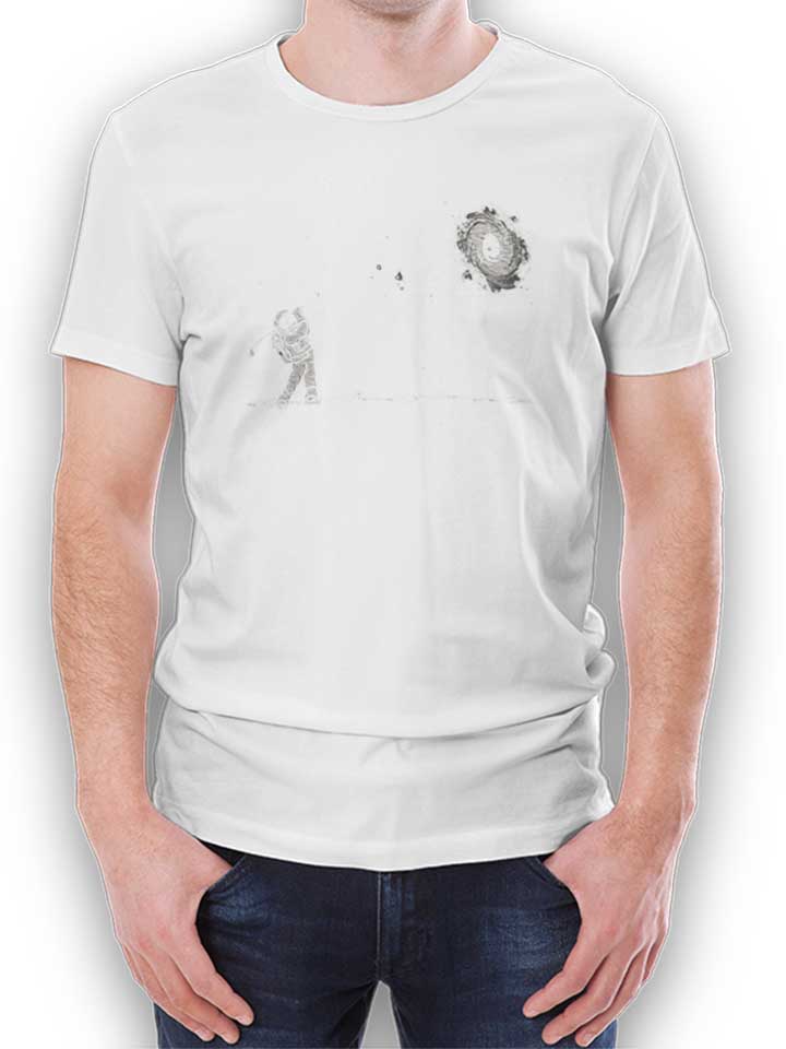 Astronaut Black Hole In One T-Shirt weiss L