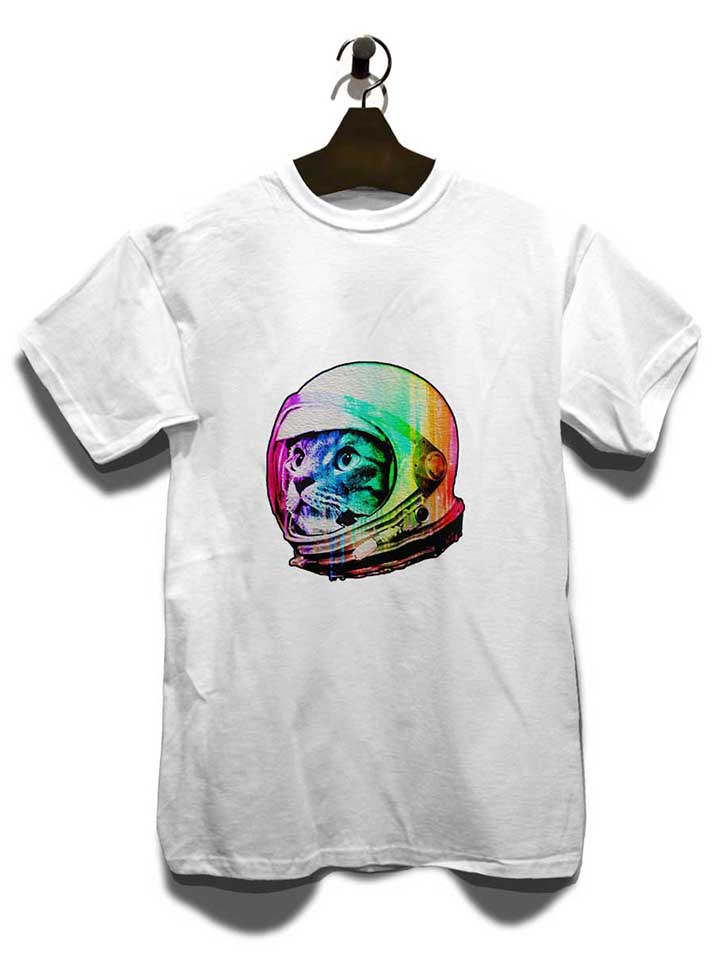 astronaut-cat-02-t-shirt weiss 3