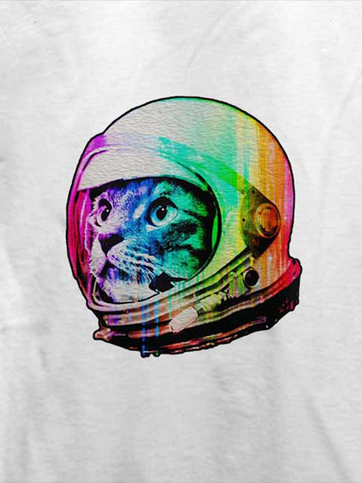 astronaut-cat-02-t-shirt weiss 4