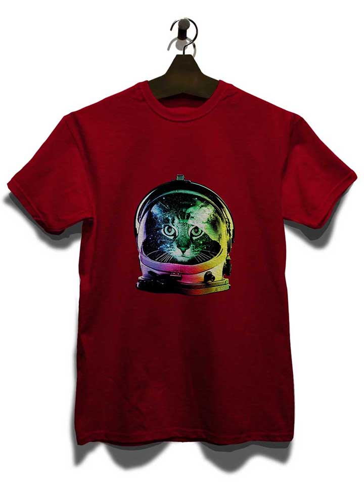 astronaut-cat-t-shirt bordeaux 3