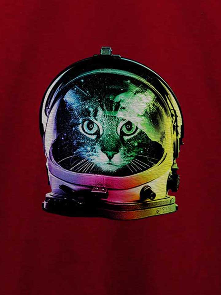 astronaut-cat-t-shirt bordeaux 4