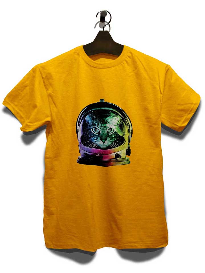 astronaut-cat-t-shirt gelb 3