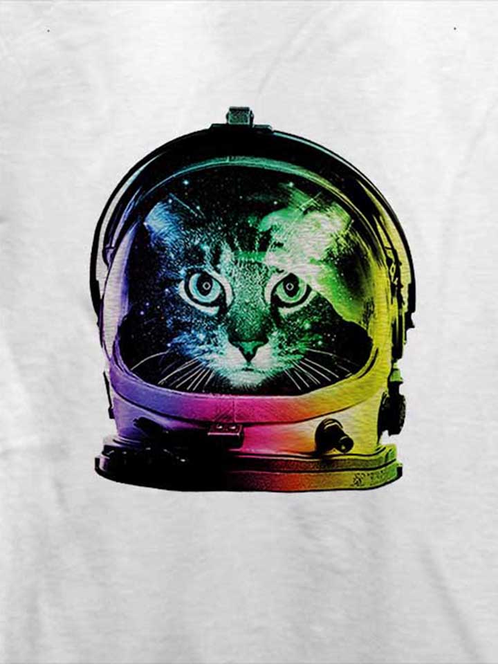 astronaut-cat-t-shirt weiss 4