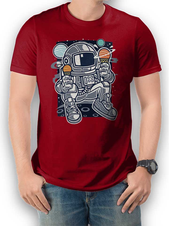 astronaut-eating-ice-cream-t-shirt bordeaux 1