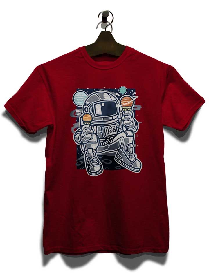 astronaut-eating-ice-cream-t-shirt bordeaux 3