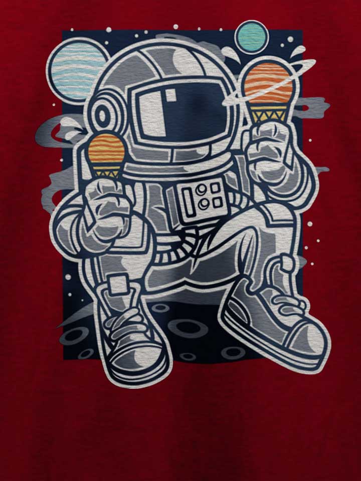 astronaut-eating-ice-cream-t-shirt bordeaux 4