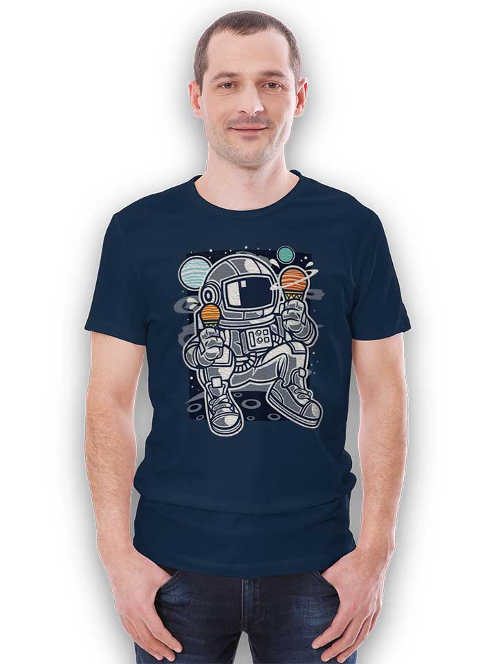 astronaut-eating-ice-cream-t-shirt dunkelblau 2