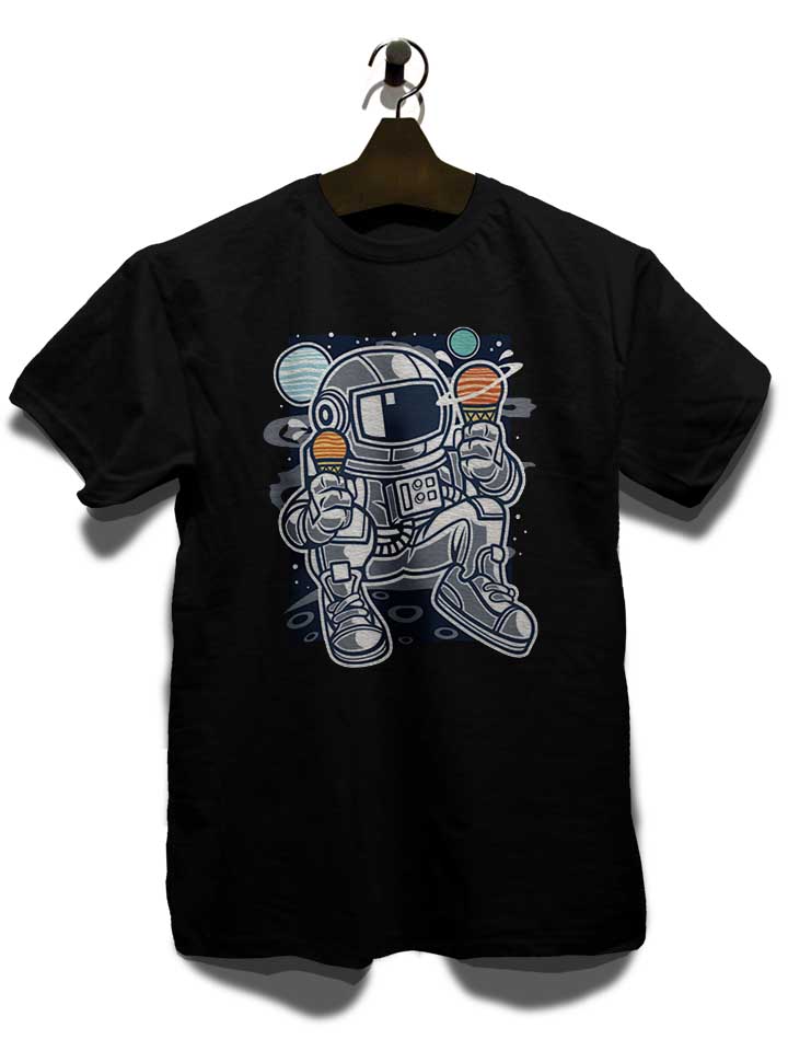 astronaut-eating-ice-cream-t-shirt schwarz 3