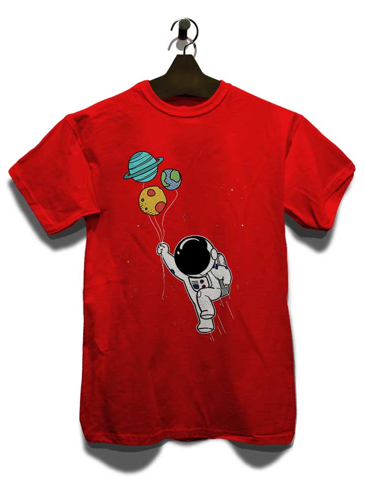 astronaut-planet-ballons-t-shirt rot 3