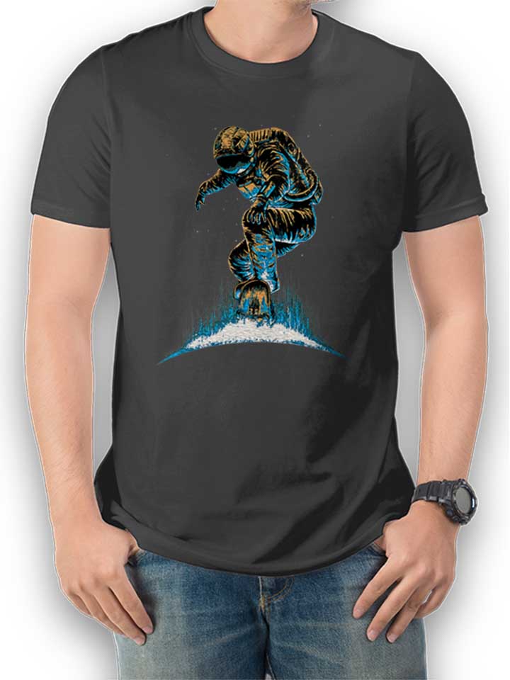Astronaut Skater T-Shirt dunkelgrau L