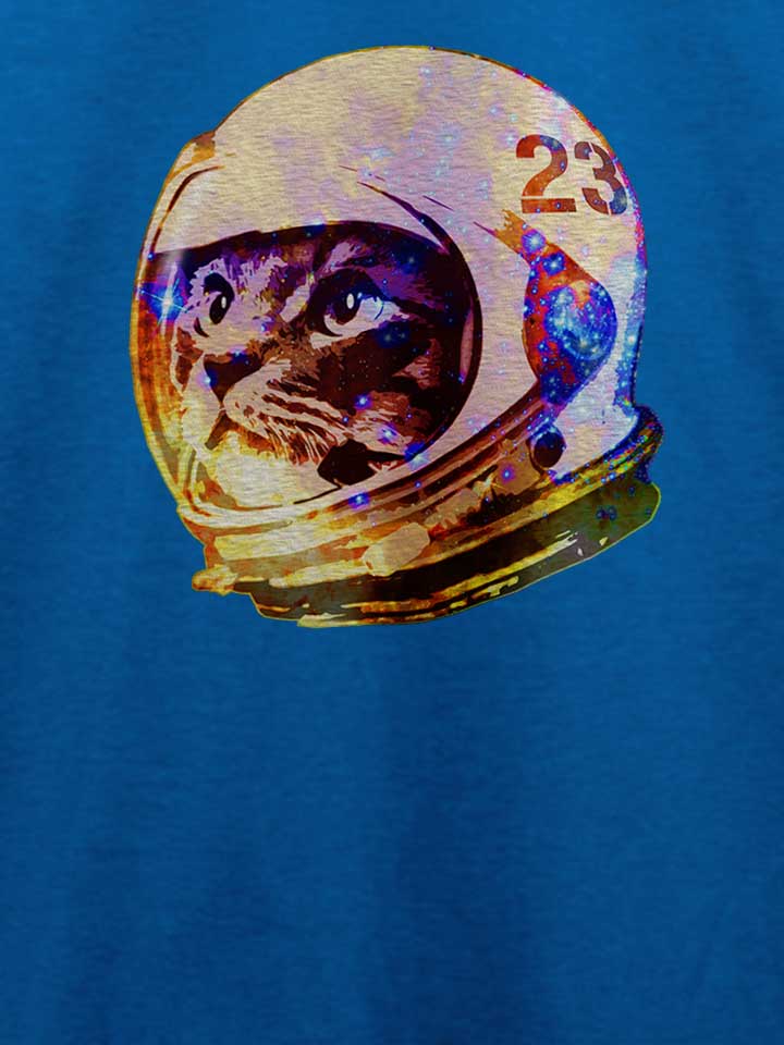 astronaut-space-cat-02-t-shirt royal 4