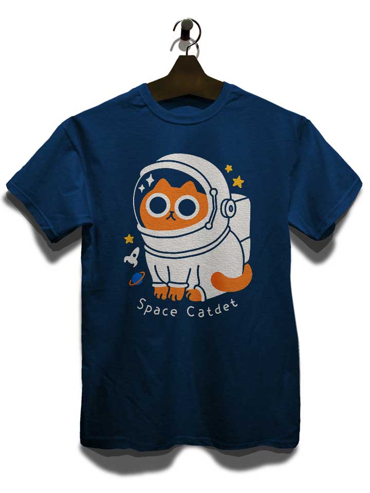 astronaut-space-cat-t-shirt dunkelblau 3