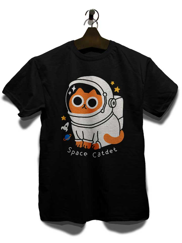 astronaut-space-cat-t-shirt schwarz 3