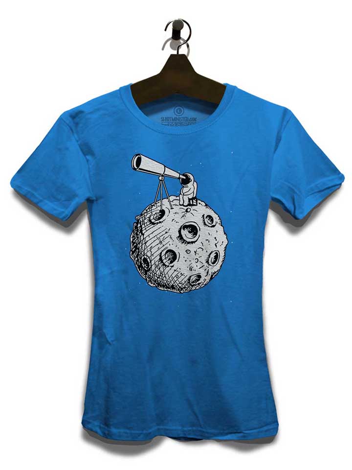 astronaut-teleskop-damen-t-shirt royal 3