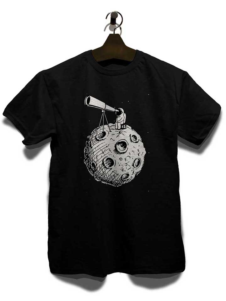 astronaut-teleskop-t-shirt schwarz 3