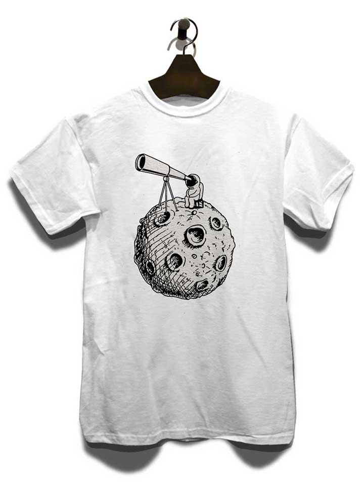 astronaut-teleskop-t-shirt weiss 3