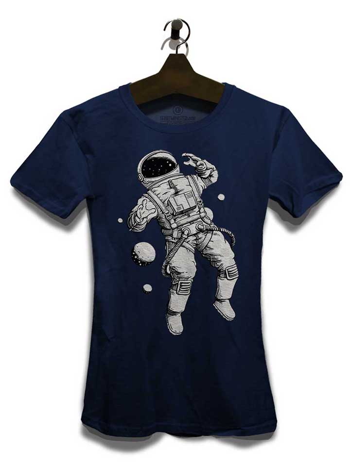 astronaut-damen-t-shirt dunkelblau 3