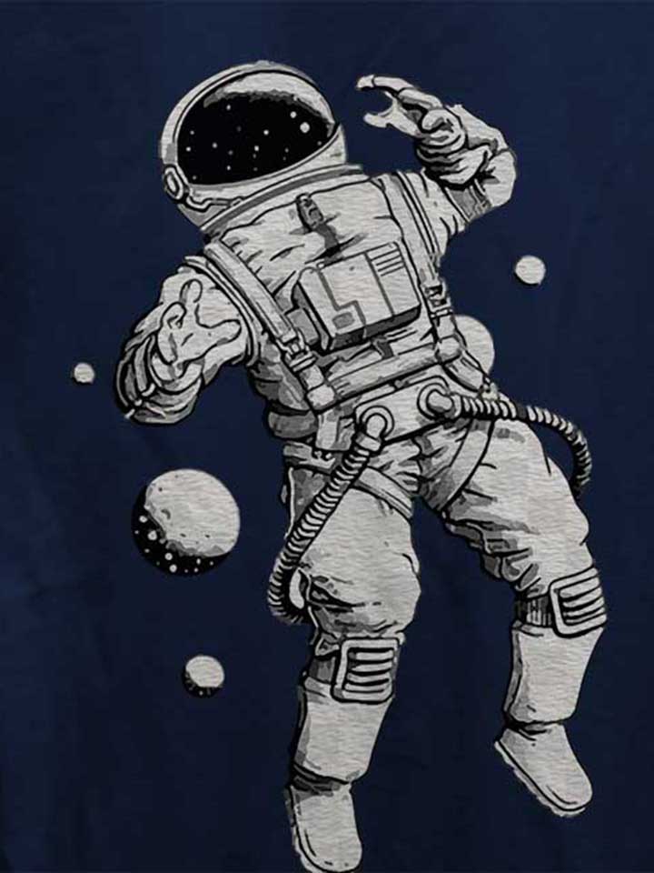 astronaut-damen-t-shirt dunkelblau 4