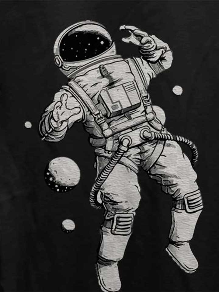 astronaut-damen-t-shirt schwarz 4