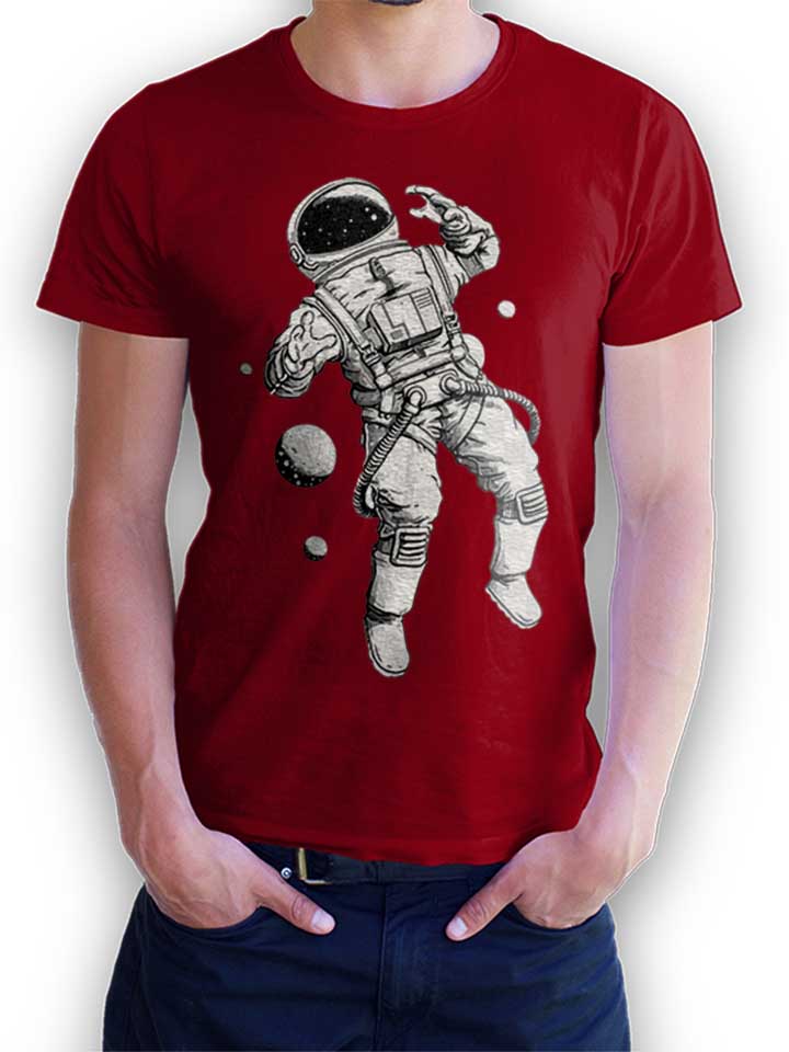 astronaut-t-shirt bordeaux 1
