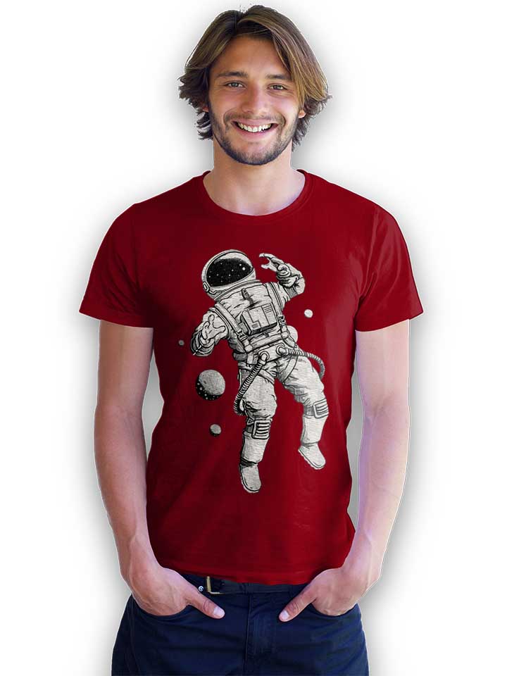 astronaut-t-shirt bordeaux 2