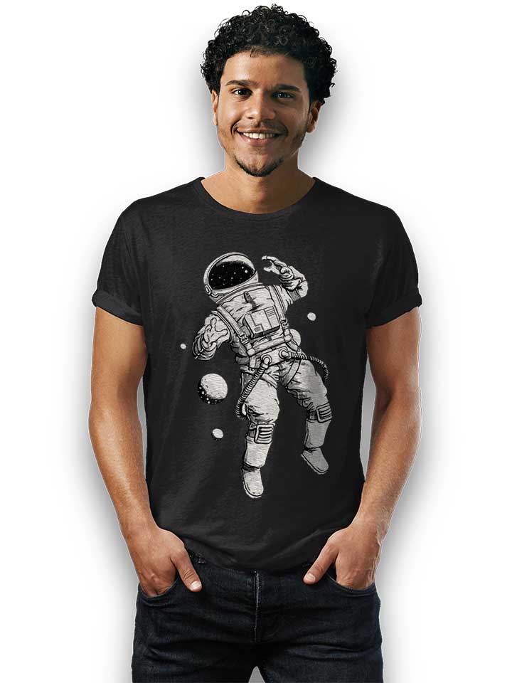 astronaut-t-shirt schwarz 2