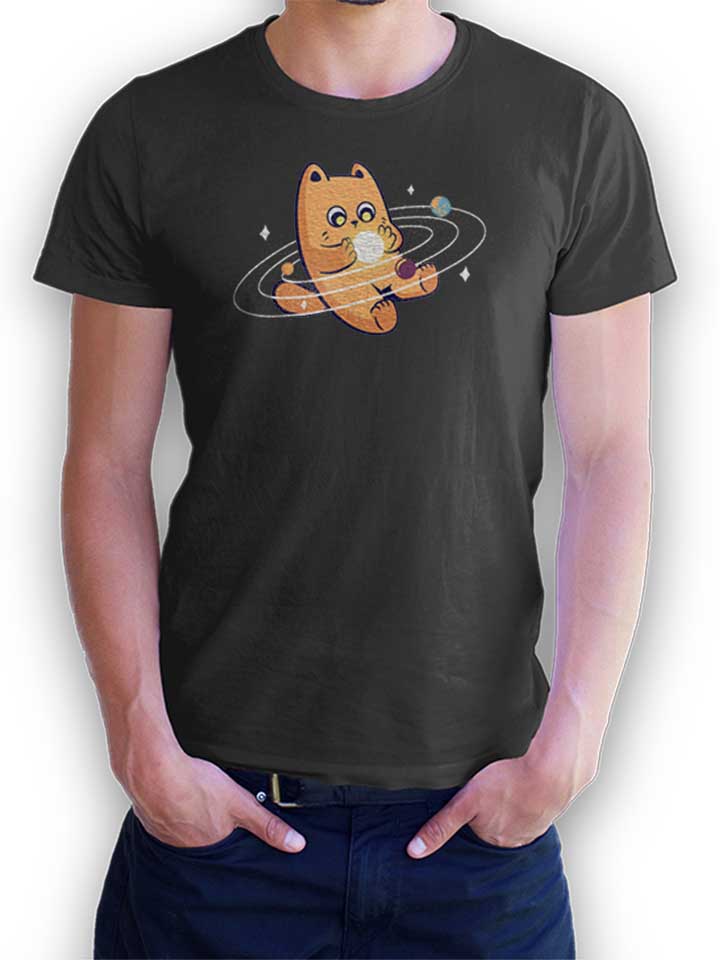 Astronomy Cat T-Shirt dunkelgrau L
