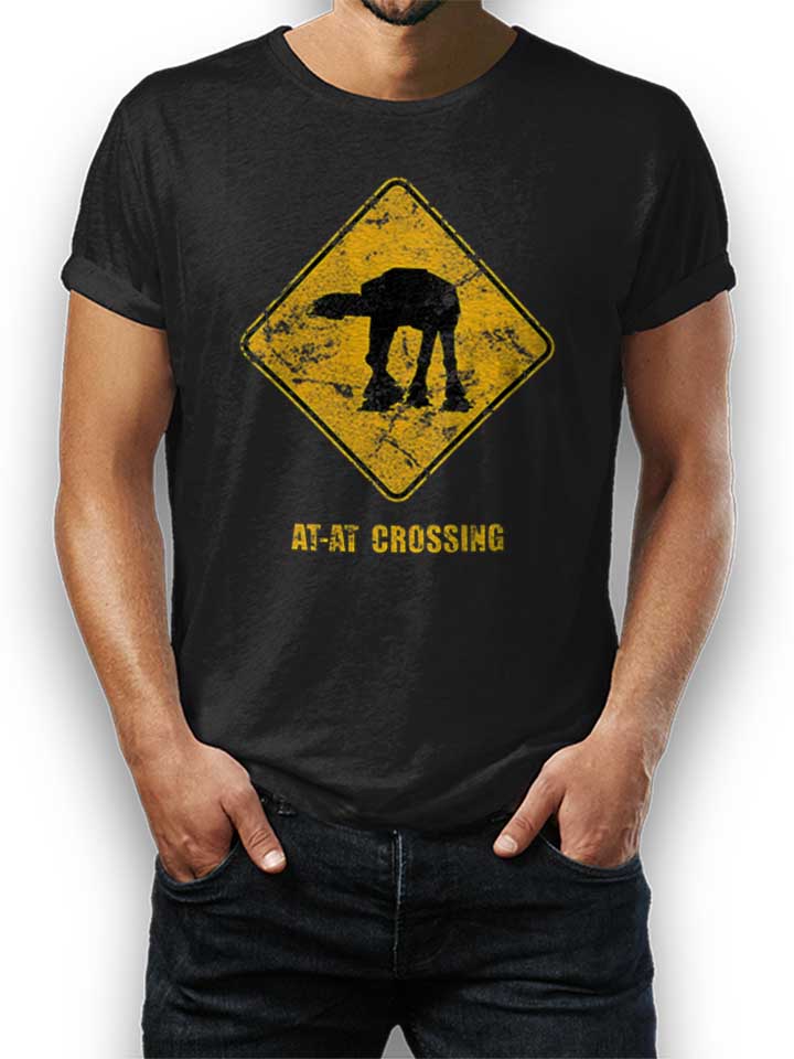 At At Crossing Vintage Kinder T-Shirt schwarz 110 / 116