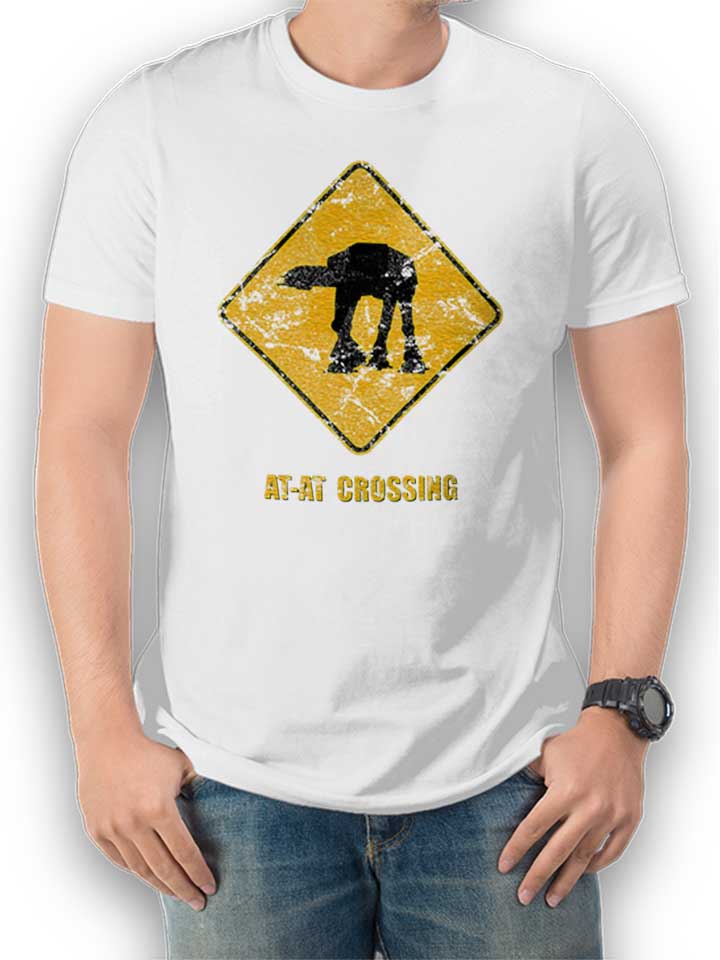 At At Crossing Vintage T-Shirt weiss L