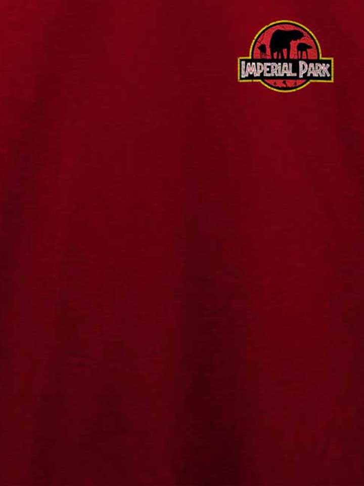 at-at-imperial-park-chest-print-t-shirt bordeaux 4