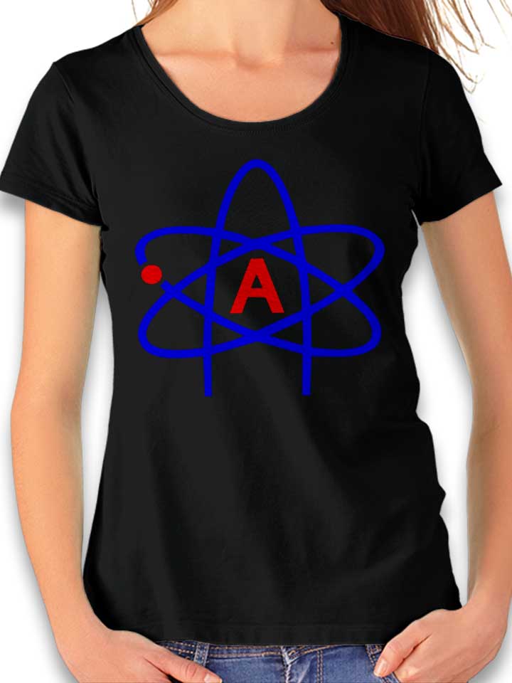 atheist-symbol-damen-t-shirt schwarz 1