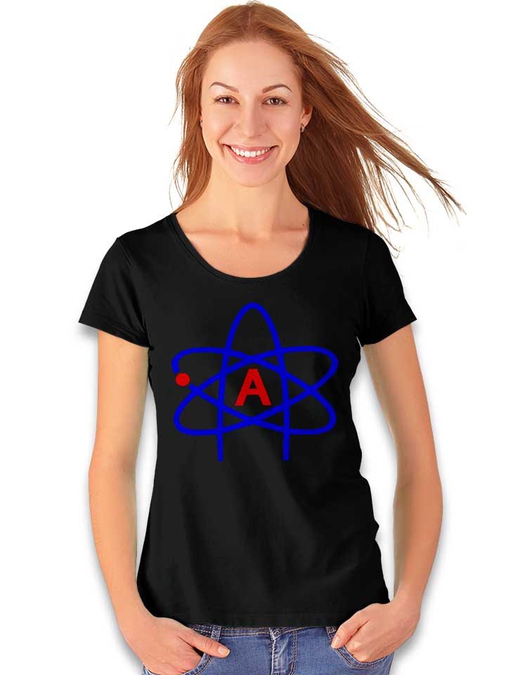 atheist-symbol-damen-t-shirt schwarz 2
