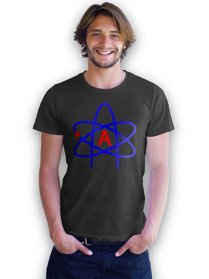 atheist-symbol-t-shirt dunkelgrau 2