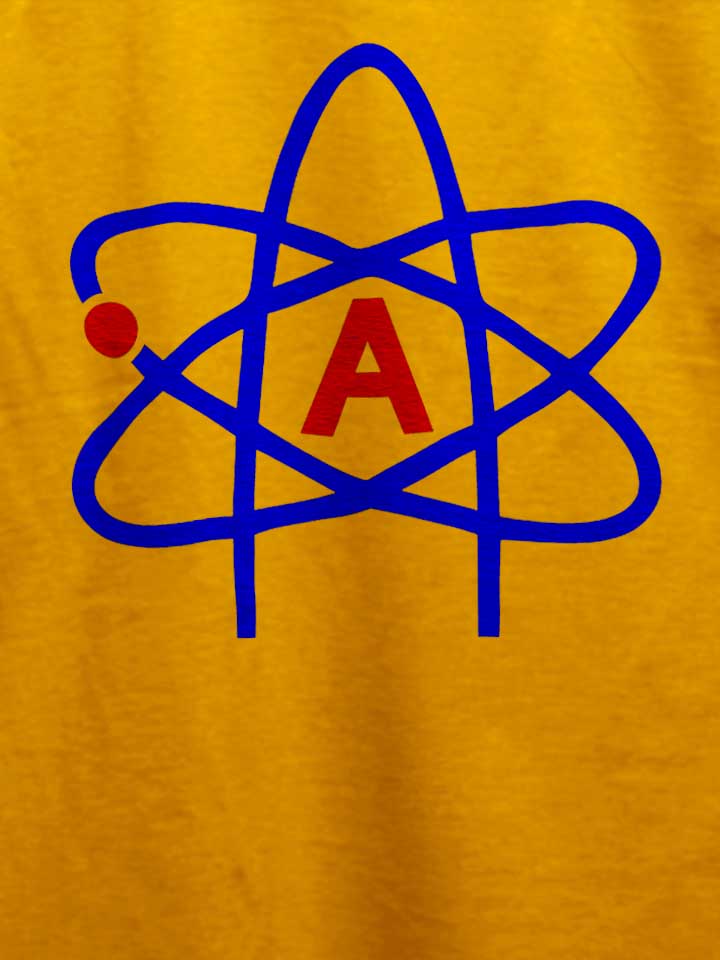 atheist-symbol-t-shirt gelb 4