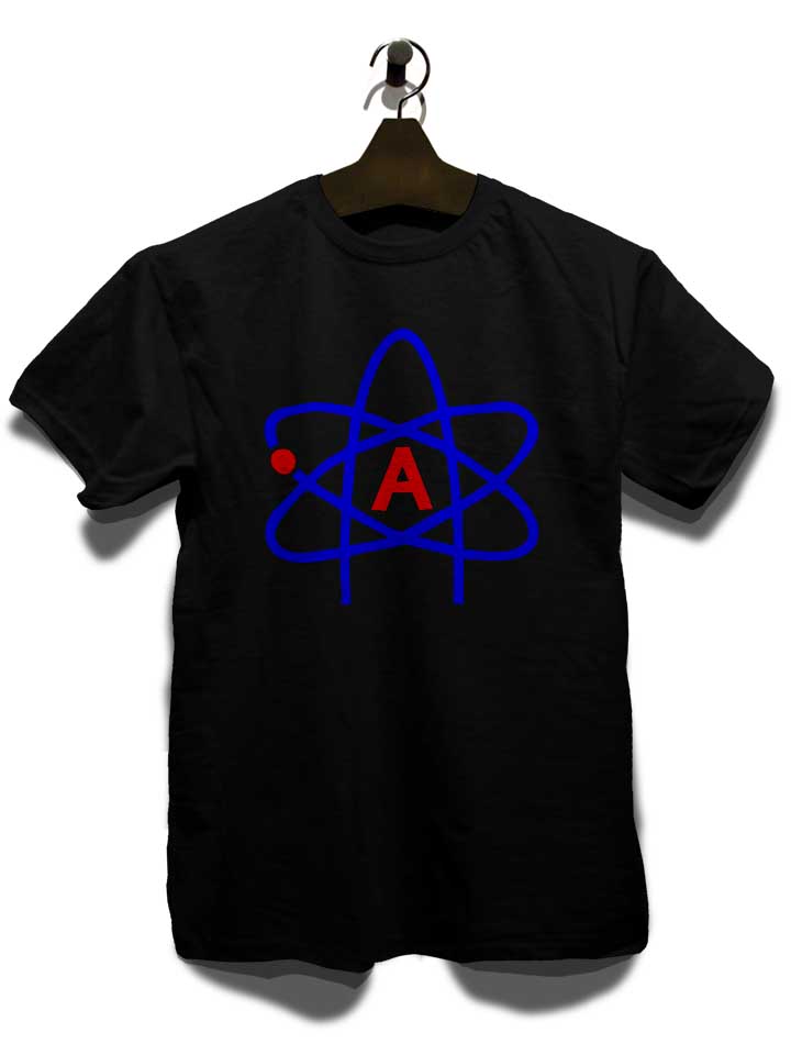 atheist-symbol-t-shirt schwarz 3