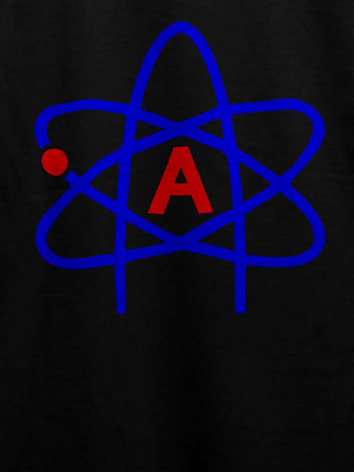 atheist-symbol-t-shirt schwarz 4