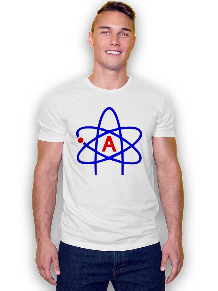 atheist-symbol-t-shirt weiss 2