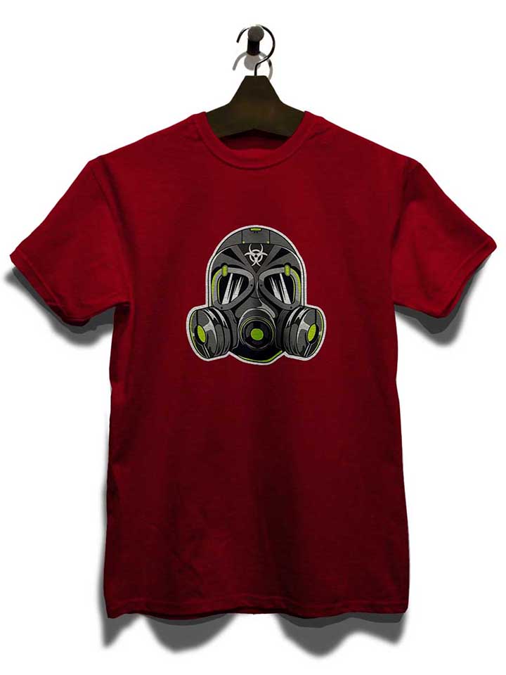 atom-kopf-maske-t-shirt bordeaux 3