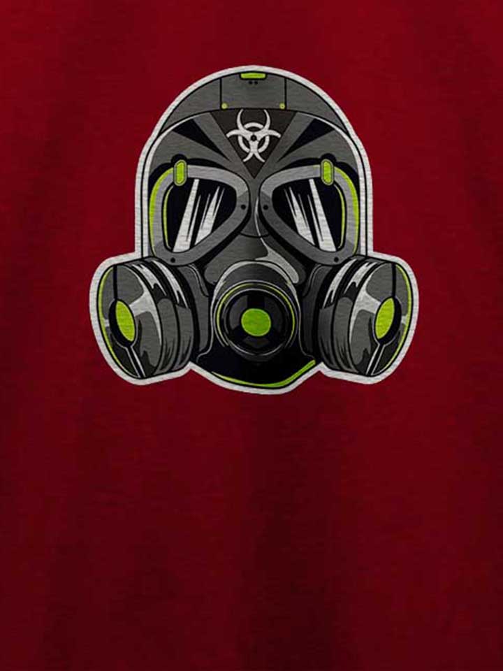 atom-kopf-maske-t-shirt bordeaux 4