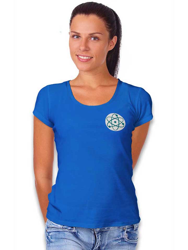 atom-logo-chest-print-damen-t-shirt royal 2