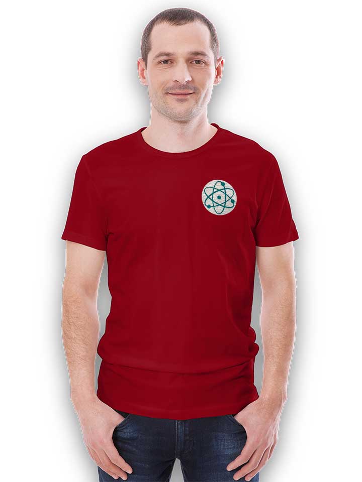 atom-logo-chest-print-t-shirt bordeaux 2